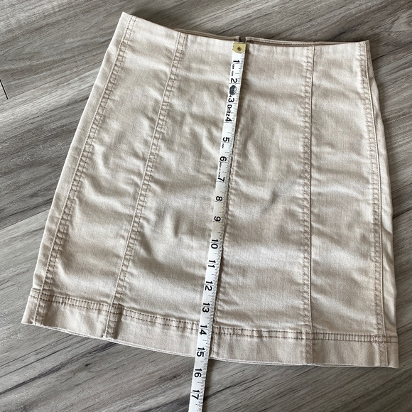 American Original Rewash Brand Khaki Skirt Size Size 3/26 - Picture 3 of 5